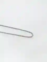 Серебряный цепочка из стали, 60 см, 1 штука