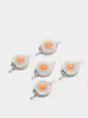 Фито-светодиоды для растений, LED, 1W, розовый, 5 штук