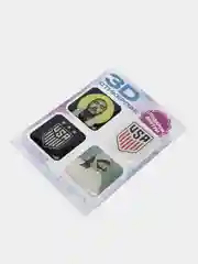 Горчичный 3d наклейка (3Д объемная наклейка) стикер на телефон на чиле, на рахате, не ной, не тупи
