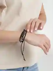Синий меланж браслет