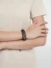 Синий меланж браслет
