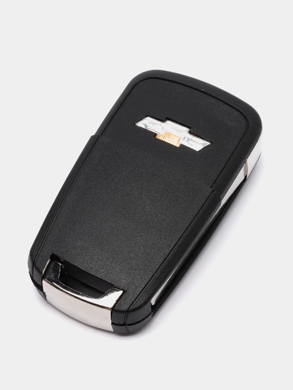 Корпус на штатный ключ с лезвием Chevrolet / Шевроле выкидной 3 кнопки (B6130)