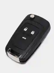 Корпус на штатный ключ с лезвием Chevrolet / Шевроле выкидной 3 кнопки (B6130)