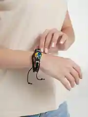 Серый браслет "Сова"