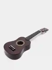 Тёмно-коричневый гитара, детская шестиструнная с медиатором, развивающая