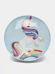 Синий объемный попсокет для смартфона "Единорог"