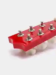 Бордовый гитара, детская шестиструнная с медиатором, развивающая