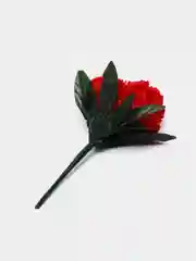 Красный искусственные цветы, хризантемы