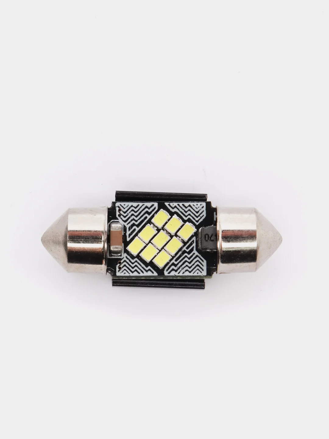 Белый автомобильные светодиодные LED огни, CANBUS C5W C10W лампы для салона и подцветки номера