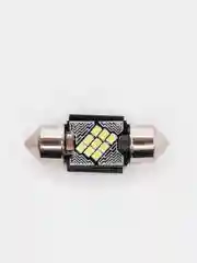Белый автомобильные светодиодные LED огни, CANBUS C5W C10W лампы для салона и подцветки номера