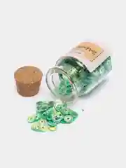 Зеленый глиттер