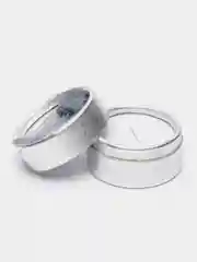 Серебряный подарочная коробочка для колец и украшений, круглая коробка, 6 цветов, футляр