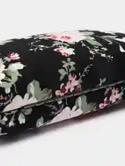 Черный футляр чехол для очков КАРТОФАН, очечник с твёрдым корпусом и мягкой замшевой подкладкой