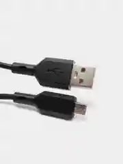 Черный usb Кабель зарядки Lightning iPhone Micro Type-C Android, iOS Borofone 1м, 60W, 3А