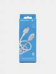 Белый usb Кабель зарядки Lightning iPhone Micro Type-C Android, iOS Borofone 1м, 60W, 3А