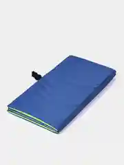 Синий коврик для йоги, фитнеса, отдыха и туризма, двухслойный, складной