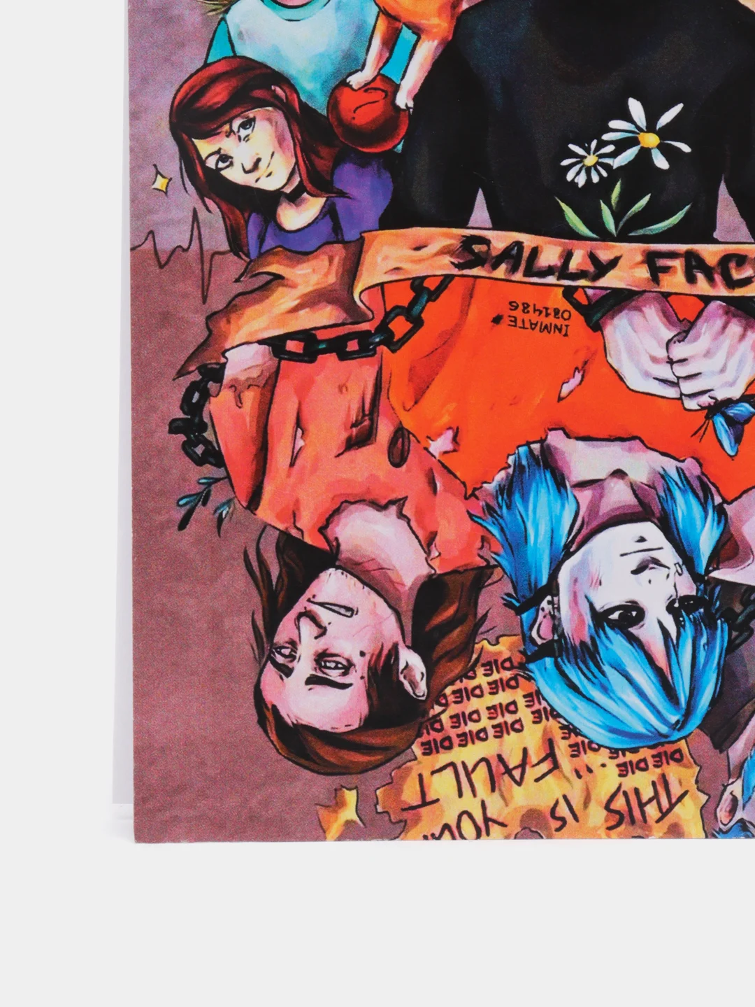 Голубой блокнот аниме Бродячие псы, Салли Фейс, Bungou stray dogs, Sally Face