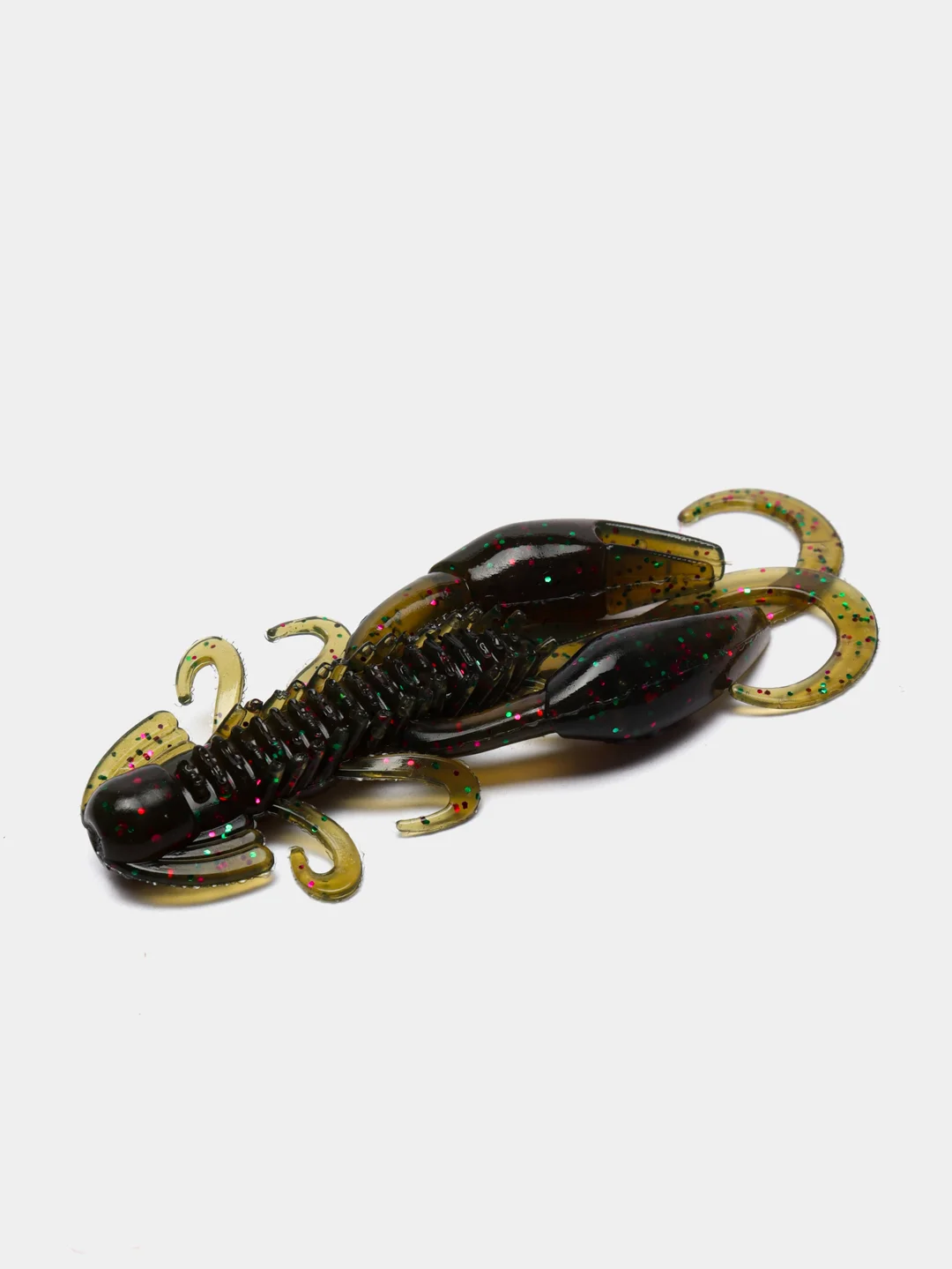 Тёмно-зелёный твистер LJ PRO SERIES ROCK CRAW