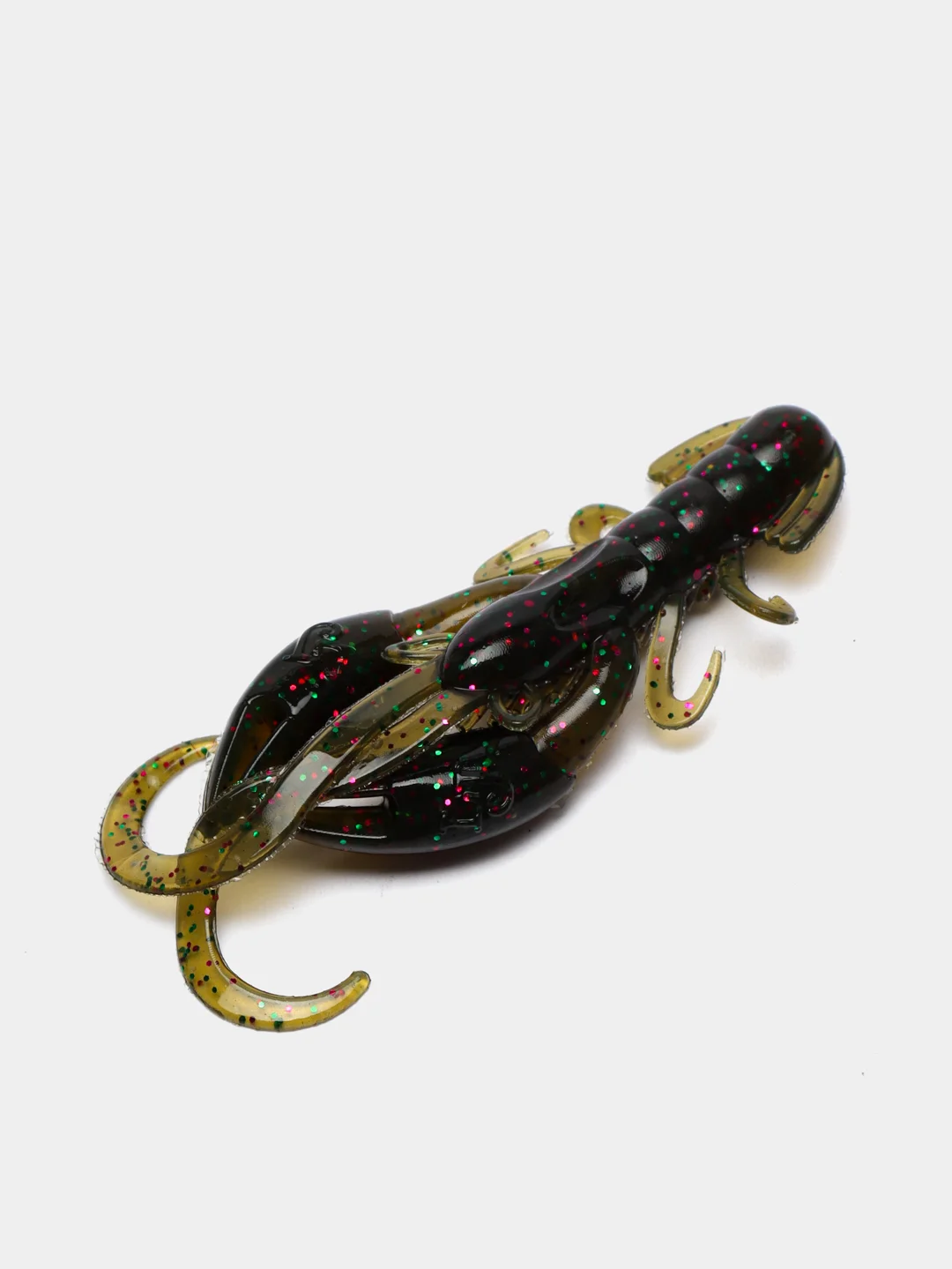 Тёмно-зелёный твистер LJ PRO SERIES ROCK CRAW