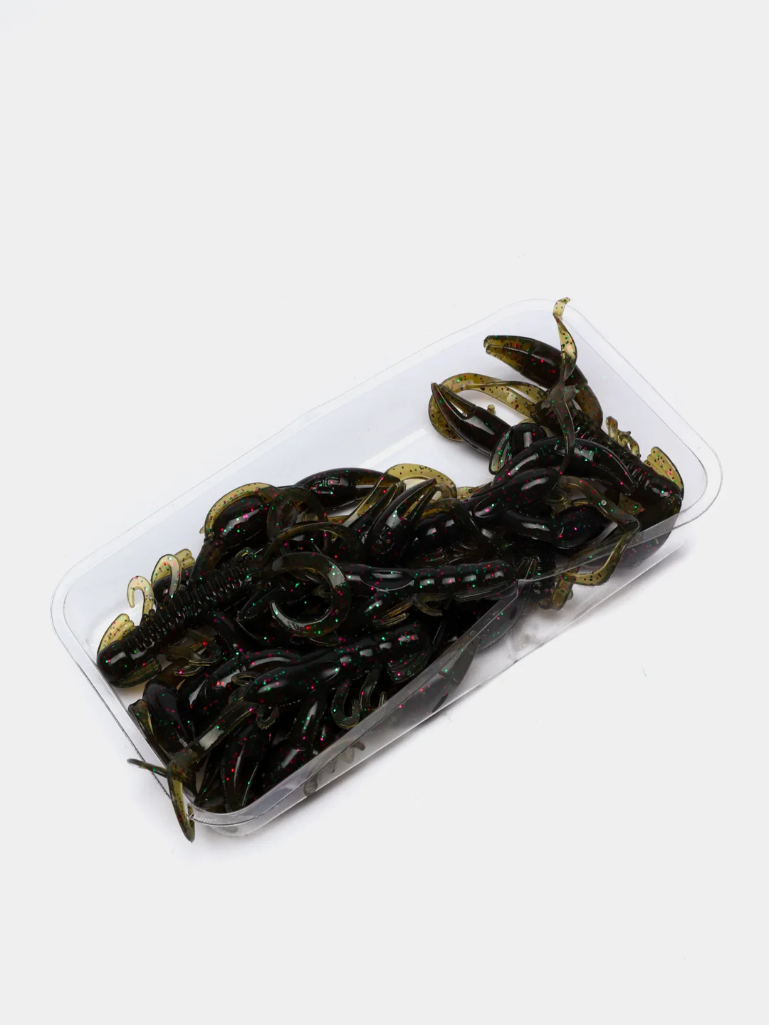 Тёмно-зелёный твистер LJ PRO SERIES ROCK CRAW
