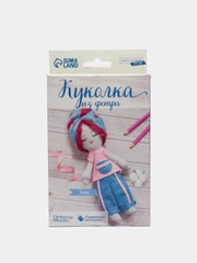 Набор для творчества: кукла из фетра и шерсти "Элис"