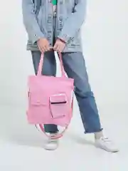 Розовый сумка через плечо, 5 цветов