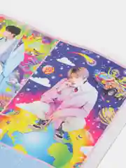 Багровый наклейки BTS, K-POP