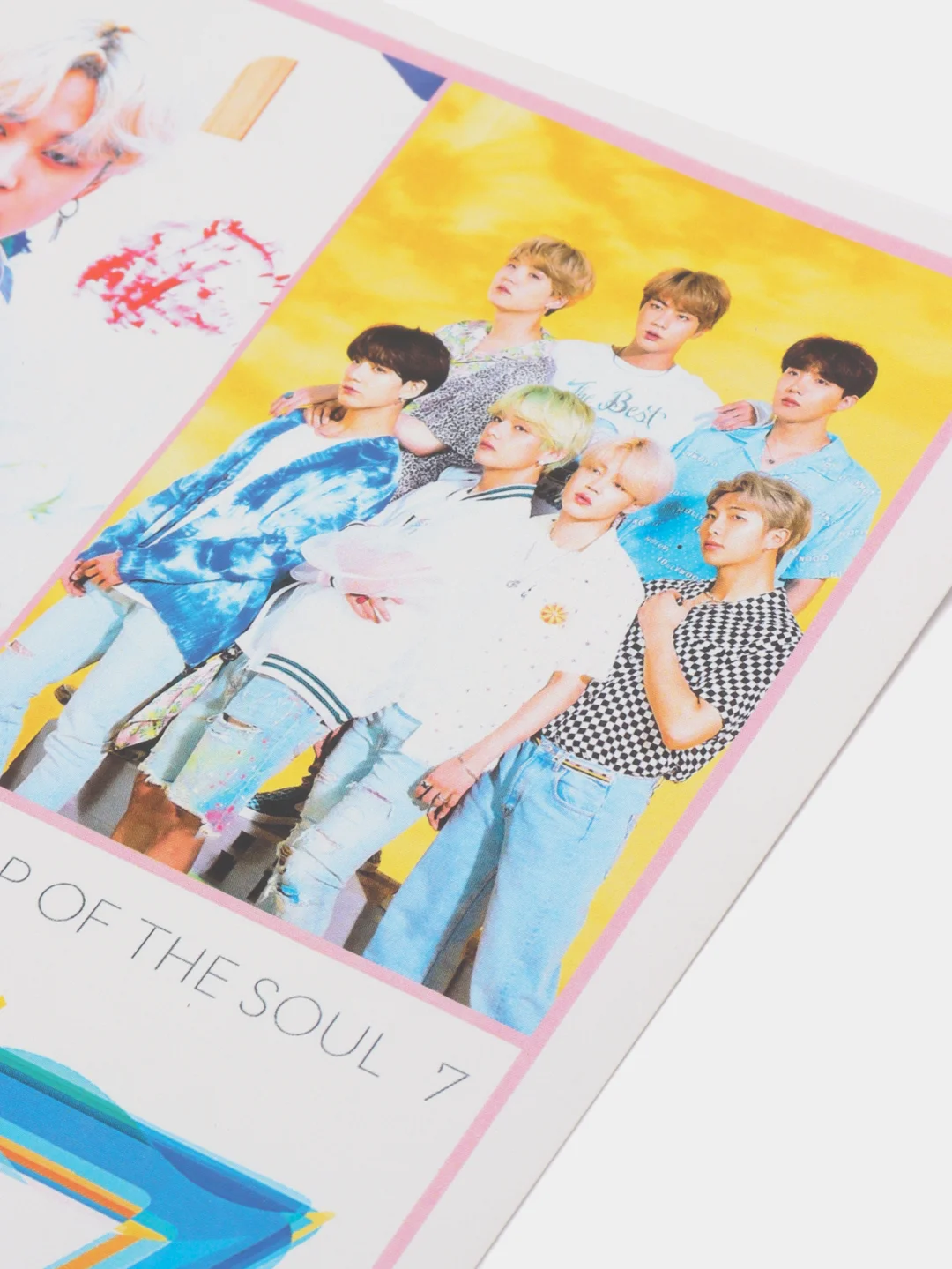 Коралловый наклейки BTS, K-POP