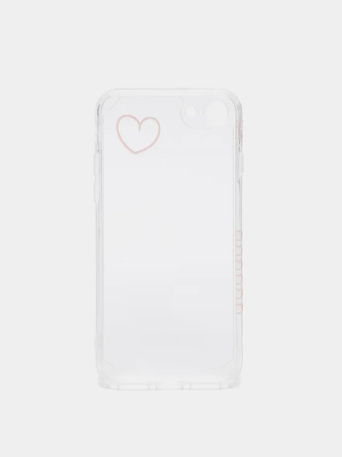 Алый чехол на iPhone 4
