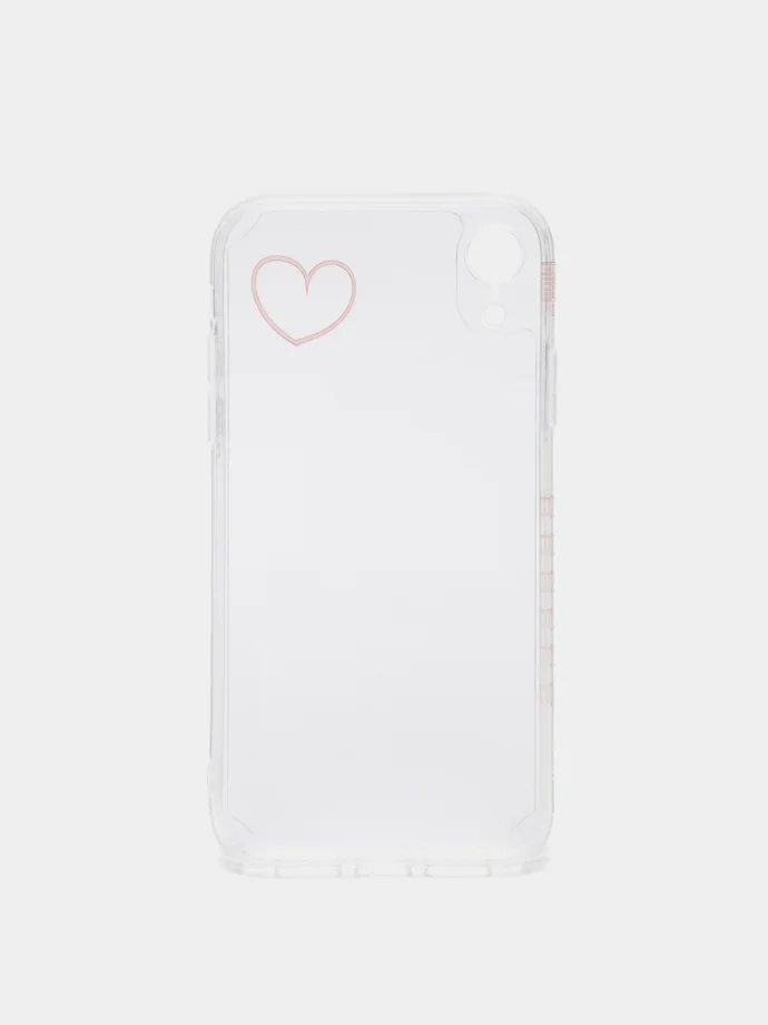 Алый чехол на iPhone 4