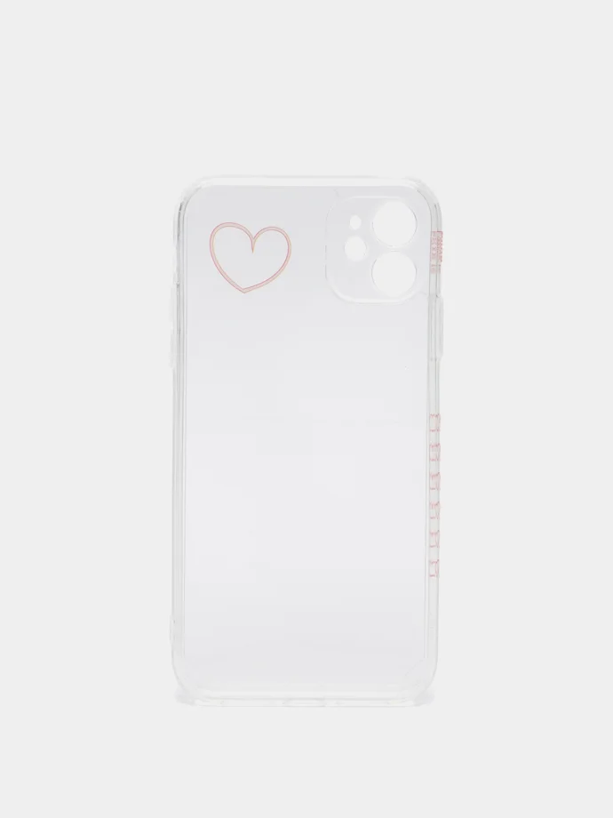 Алый чехол на iPhone 4