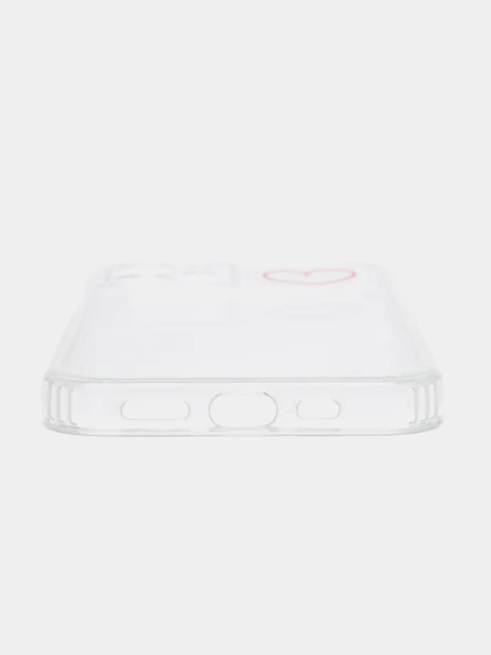 Алый чехол на iPhone 4