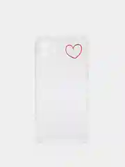 Алый чехол на iPhone 4