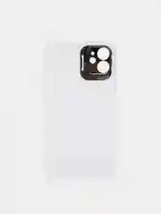 Белый чехол для iPhone 11 пластиковый матовый ультратонкий  с защитой камеры