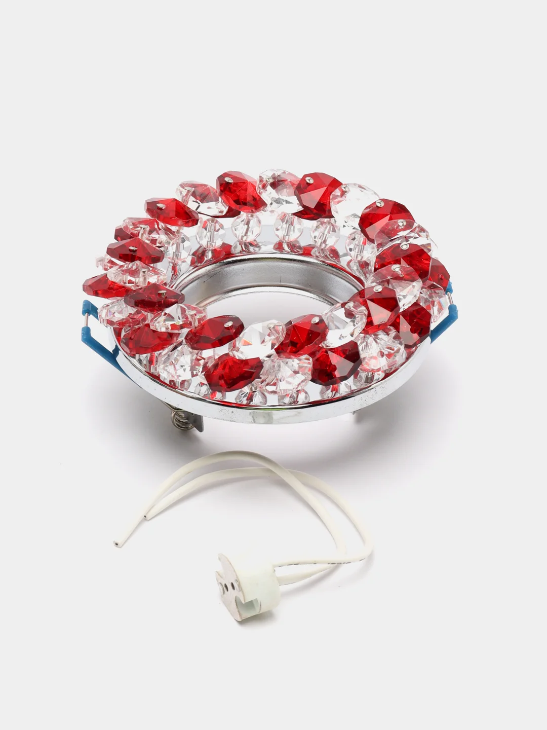 Красный светильник встраиваемый Ecola Light, CD4141, MR16, GU5.3, 50x90, круглый