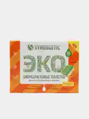 Таблетки для посудомоечных машин Synergetic, бесфосфатные, 55 штук