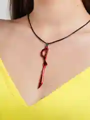 Алый кулон-подвеска из аниме "Kill la kill"