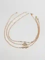 Золотой набор из 3-х цепочек