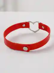 Красный чокер в форме сердца - AOWA!