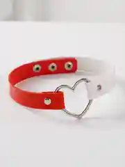 Серый чокер в форме сердца - AOWA!