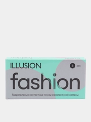 Контактные линзы для коррекции зрения ILLUSION FASHION, 6 линз
