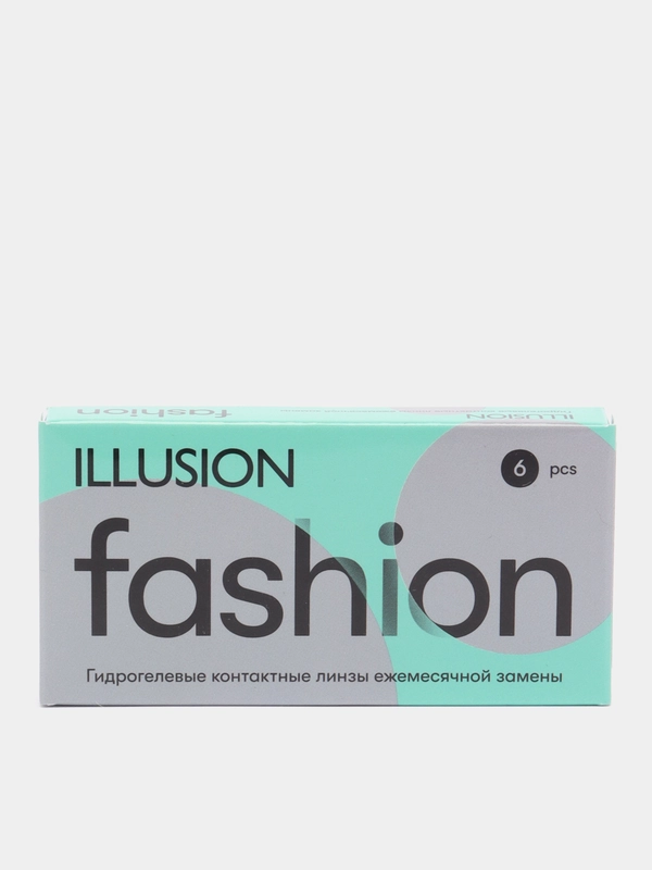Контактные линзы для коррекции зрения ILLUSION FASHION, 6 линз