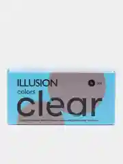 Контактные линзы ILLUSION CLEAR, замена 3 месяца, 4 линзы