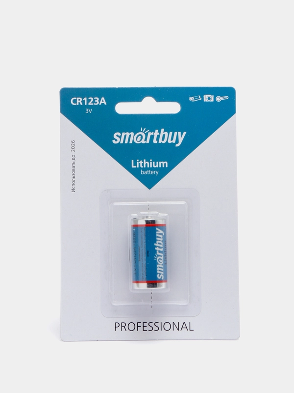 Батарейка Smartbuy Professional CR123 (CR123A), для фототехники