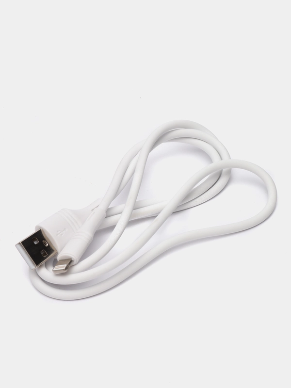 Кабель Lightning Borofone BX43 CoolJoy (1 m) white