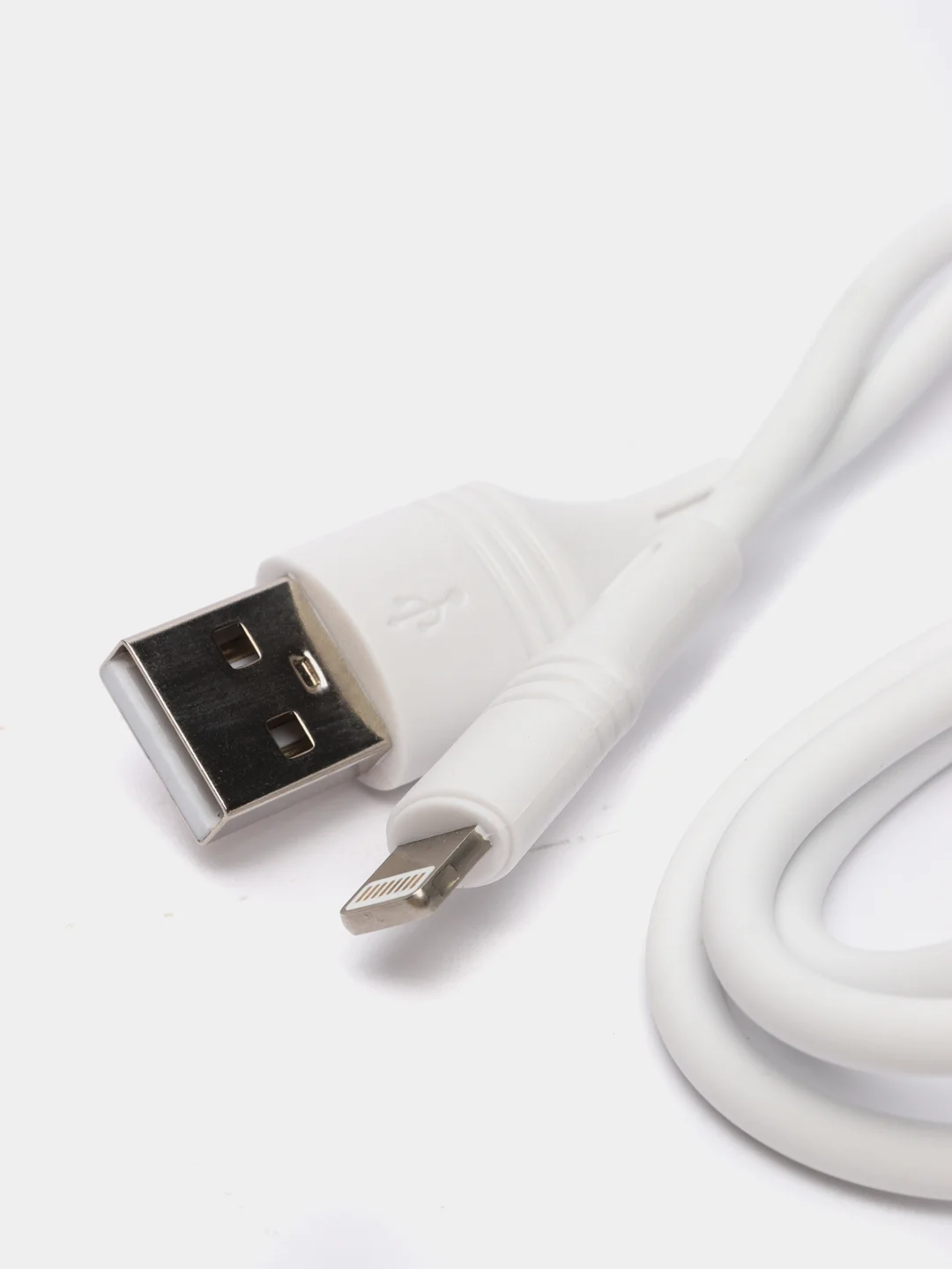 Кабель Lightning Borofone BX43 CoolJoy (1 m) white