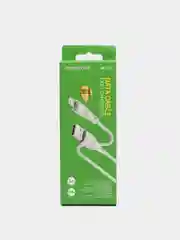 Кабель Lightning Borofone BX43 CoolJoy (1 m) white