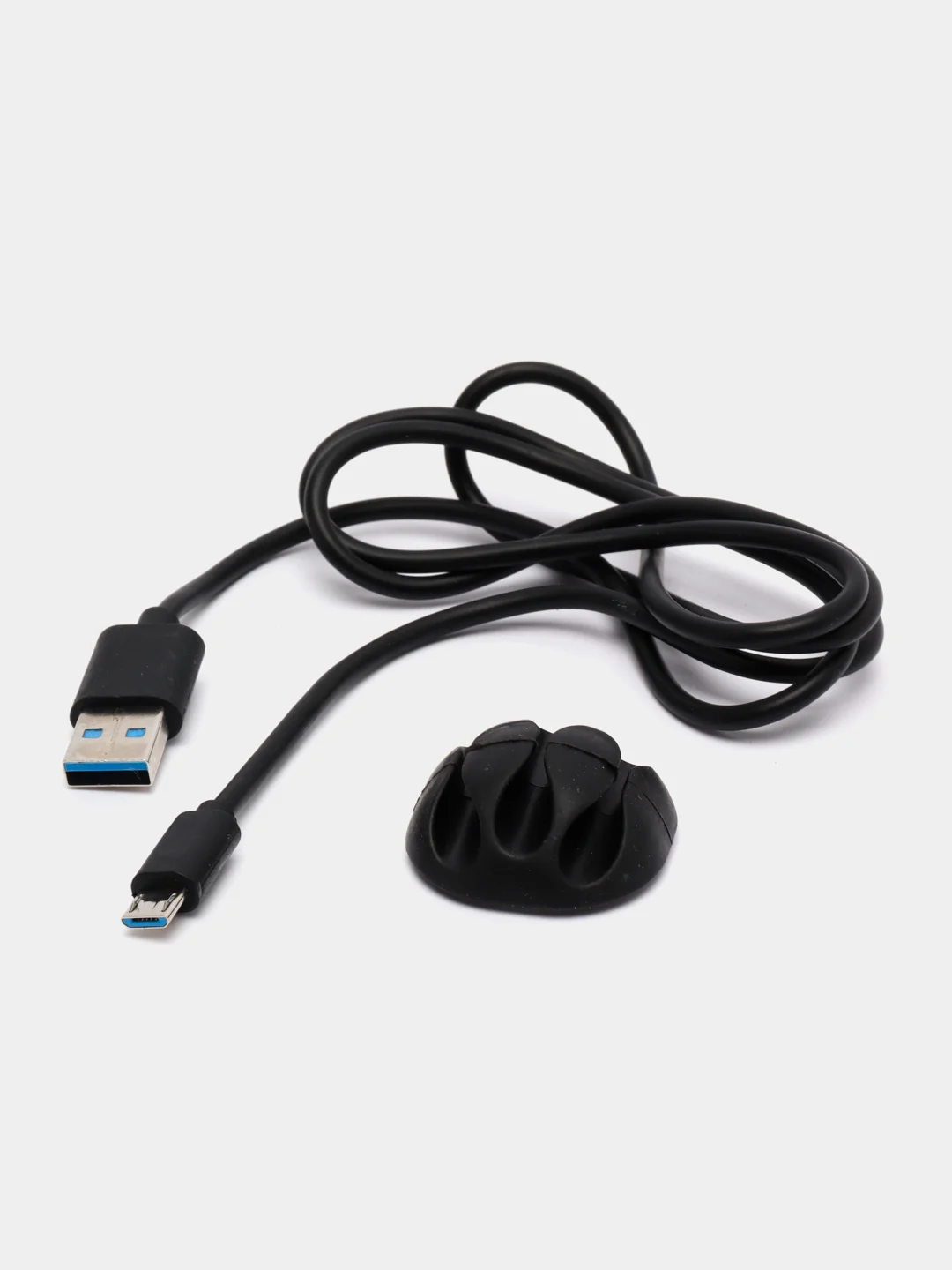 Черный сетевое зарядное устройство More Choice NC46m, 2 USB, 2.4A, кабель Micro USB, 1 м
