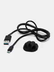 Черный сетевое зарядное устройство More Choice NC46m, 2 USB, 2.4A, кабель Micro USB, 1 м