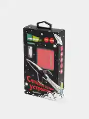 Красный сетевое зарядное устройство More Choice NC46m, 2 USB, 2.4A, кабель Micro USB, 1 м
